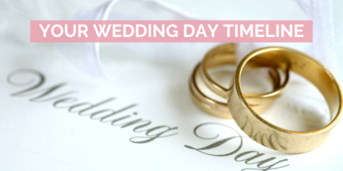 Your Wedding Day Timeline!